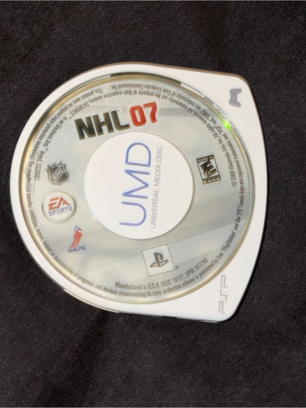 EA Sports NHL 07 PlayStation Portable PSP Video Game Loose No Case Used Pre Own.